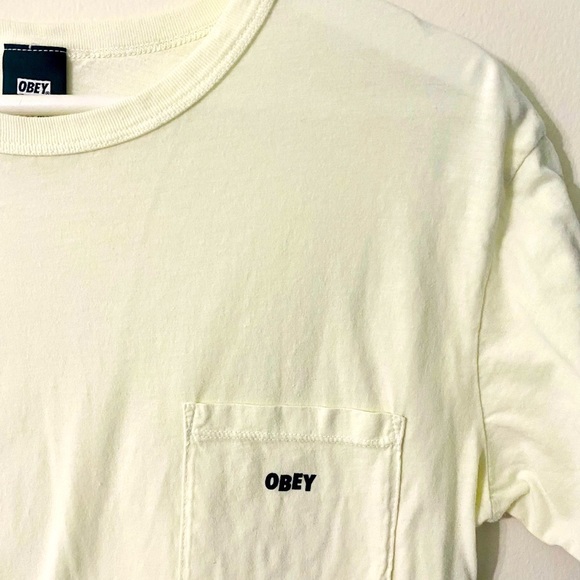 Yellow T-Shirt by OBEY - Picture 2 of 8